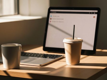 스마트폰 화면에 표시된 게임 아이콘 모음과 손가락으로 터치하는 모습, 흐릿한 책상 배경